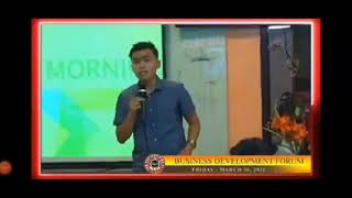 First vita plus Top 3 kavitan network builder john vincent calipay  business forum [upl. by Nnylrats]