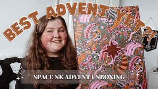 BEST ADVENT CALENDAR  SPACE NK BEAUTY ADVENT CALENDAR UNBOXING [upl. by Strander]