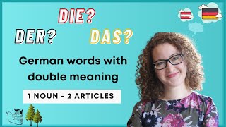 Der Die Das Whats the correct German article  1 word 2 articles  German Grammar [upl. by Sualkcin]