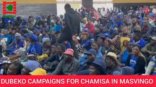 Dubeko Sibanda campaigns for Chamisa in Masvingo [upl. by Atinrahs520]