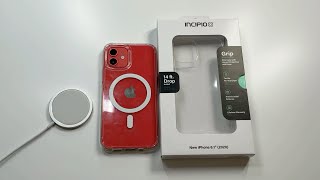 Incipio Grip Clear Case for iPhone 12 and 12 pro Unboxing and Review [upl. by Yrrab]