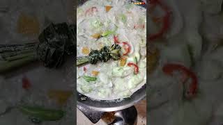 Ginataang kalabasa repolyo at patola food highlights [upl. by Pilihp820]