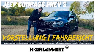 Jeep Compass PHEV S  PlugIn Hybrid  Review Fahrbericht [upl. by Harat]