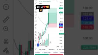 Nifty 50 live tered stokh trading shortvideo youtube stockmarket [upl. by Neirual]