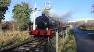 HD No 2168 Edmundsons quotMince Pie Specialquot Rushden Higham and Wellingborough Railway 28122017 [upl. by Zara]