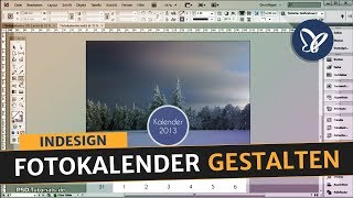 InDesign Tutorial Fotokalender und passendes Deckblatt gestalten [upl. by Sochor14]