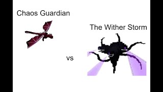 Chaos Guardian vs The Wither Storm [upl. by Ahsemac]