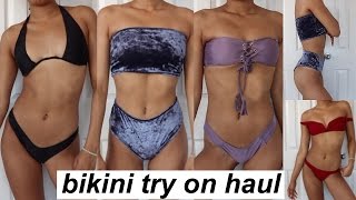 TRY ON BIKINI HAUL  Zaful Review [upl. by Fleda]