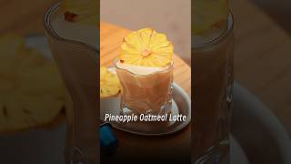 Drink a cup of hot pineapple oat latte today coffee coffeescience [upl. by Roselle]