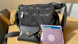 Unpacking Kipling Gabbie small  Vacation carry unwinding chat my only LV item [upl. by Serg]