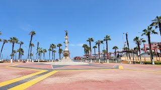 CALLAO PERÚ 4K  ASÍ LUCE EL HERMOSO PLAZA MIGUEL GRAU  DÍA 07012024 [upl. by Eelnayr]