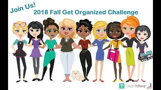 Join me for the 2018 Fall Get Organized Challenge [upl. by Syl]