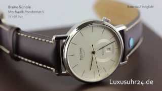 Bruno Söhnle Mechanik Rondomat II 71098241 Luxusuhr24 Ratenkauf ab 20 EuroMonat [upl. by Mlehliw]