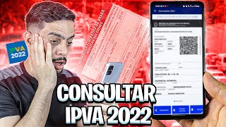 Como Consultar o Valor do IPVA 2022 DF MG RJ SP e ES [upl. by Anoyek]