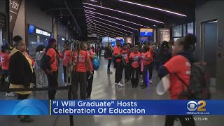 Students file into Barclays Center for I WILL GRADUATE Day [upl. by Renelle508]