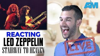 VOCAL COACH reacts to LED ZEPPELIN performing STAIRWAY TO HEAVEN live Part 2 [upl. by Sivrahc]