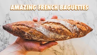 How To Make Traditional French Baguettes At Home [upl. by Waverly]