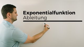 Exponentialfunktion Ableitung Ableiten eFunktion Klassiker  Mathe by Daniel Jung [upl. by Oilasor]