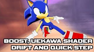 Uekawa shader boost drift and quick step  Badnik Framework Devlog 10 Sonic in Godot [upl. by Ohcirej]