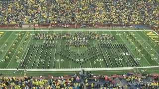 quotThe Music of George Gershwinquot  October 13 2012 Michigan Marching Band [upl. by Aiuqcaj]