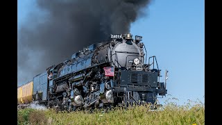 Union Pacific Big Boy 4014 at Watseka Il [upl. by Rochell]