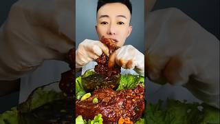 Delicious tender beef daily mukbang short [upl. by Kenwrick200]