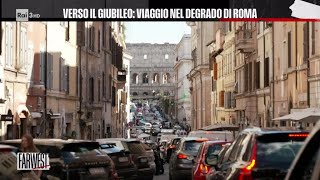 Verso il Giubileo viaggio nel degrado di Roma  FarWest 01112024 [upl. by Ahsienat]