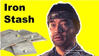 3 SECRET stashes of IRON in Ghost of Tsushima  steel supplies linen leather  Toyotama Act 2 [upl. by Wertz]