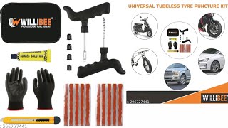 Puncher Kit For Tubeless Tyre [upl. by Onoitna]