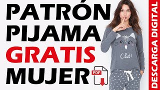 Patrones Gratis para Pijama de Mujer [upl. by Euqinorev]