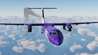 Real 737 Pilot LIVE  Flybe Dash8 Into FlyTampa Amsterdam  XPlane 12 [upl. by Melisenda124]