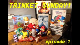 TRINKET SUNDAY ep 1  videogames  toys haul [upl. by Alcus]