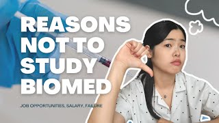 5 Reasons Why You SHOULD NOT Study Biomedical Science [upl. by Atnod]