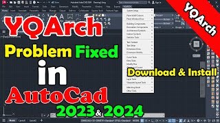 How to install yqarch plugin in Autocad 2024  yqarch plugin for Autocad  yqarch Autocad  yqarch [upl. by Socher]