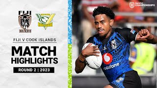 Fiji Bati v Cook Islands Aitu  Match Highlights  Pacific Championships 2023  NRL [upl. by Reid]