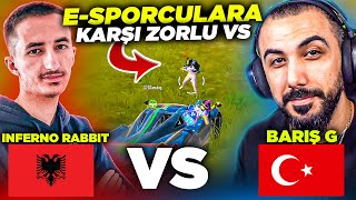 RABBİT VS BARIŞ G 😱 EKİPLE ARNAVUT ESPORCULARA KARŞI VS ATTIK EN ZORLU RAKİP  PUBG MOBILE [upl. by Massey570]