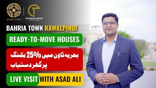 ReadytoMove Houses on Installments in Bahria Town Rawalpindi  Live Visit [upl. by Solracesoj82]