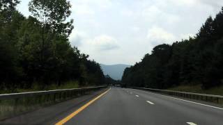 Adirondack Northway Interstate 87 Exits 23 to 20 southbound [upl. by Armbrecht535]