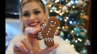 Biscotti di pan di zenzero RICETTA FACILE senza planetaria  AlicelikeAudrey [upl. by Atiran]