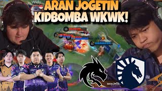 ARAN MENGAMUK LANGSUNG TAUNTING KIDBOMBA  MENYALAA  LIQUID VS SPIRIT MATCH 2  KNOCKOUT STAGE [upl. by Odnala]