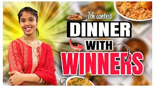 DINNER WITH WINNERS  7TH CONTEST  UNLIMITED RESTAURANT  TADEPALIGUDEM HARITHA GORU [upl. by Llewoh]