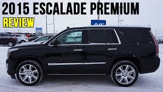 2015 Cadillac Escalade Premium Black InDepth Review [upl. by Ayotel751]