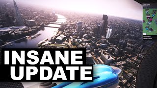 It Looks Like Real Life   Microsoft Flight Sim 2020 UK Update Review [upl. by Ydnys672]