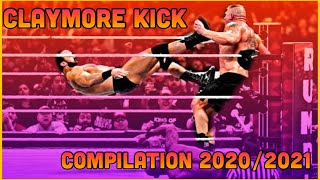 Drew McIntyre Claymore Kick Compilation 20202021 [upl. by Hamas]