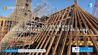 La Reconstruction de Notre Dame de Paris île de France [upl. by Gilletta309]