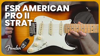 Fender FSR American Pro II Strat  Ash Roasted Maple 2Tone Sunburst [upl. by Valsimot]