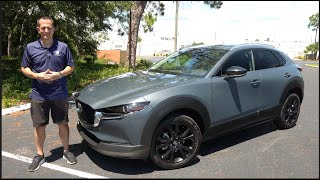 Is the 2024 Mazda CX30 Turbo a BETTER luxury SUV than a BMW X1 [upl. by Eissolf231]