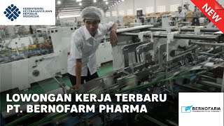 LOWONGAN KERJA TERBARU BERNOFARM NOVEMBER 2021 [upl. by Ikeda]