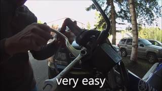 Installing Acerbis rally X strong Handguards on WR250r [upl. by Yrellih]