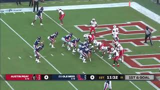 Matt Corral 2021 CFB Game Highlights vs Austin Peay  CR Highlights [upl. by Onileba]